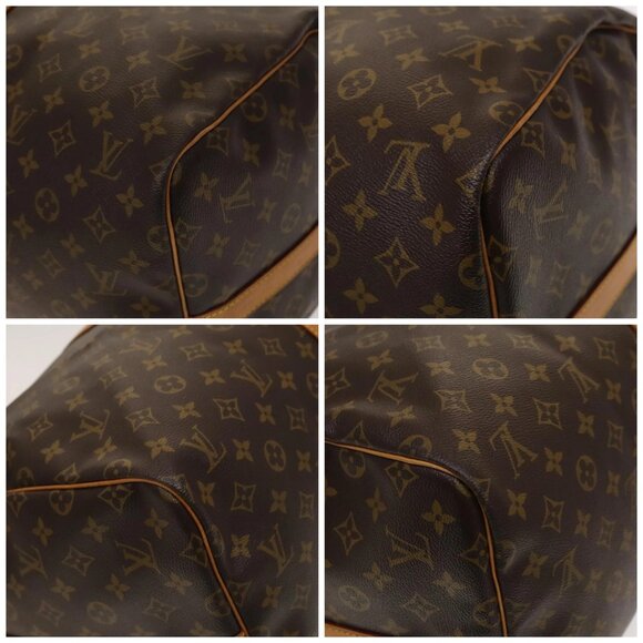 LOUIS VUITTON Monogram Keepall Bandouliere 55 Boston Bag M41414 LV Auth 138604 - Picture 14 of 16